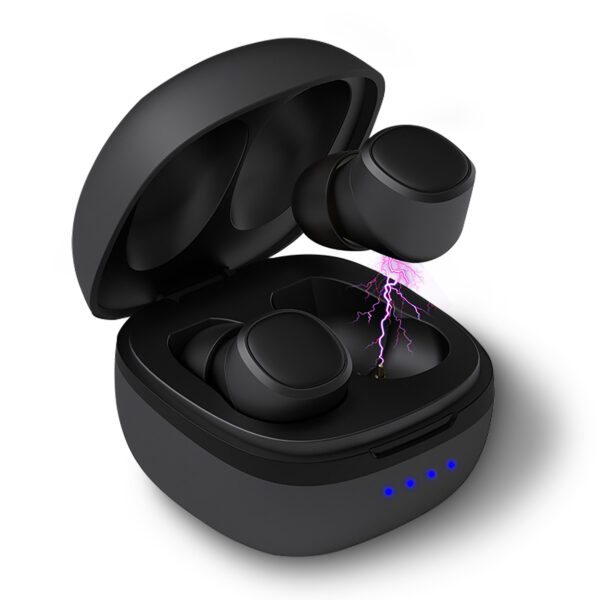 xp 5803 crne bluetooth slusalke tws mikrofon prostorocna telefonija predvajanje glasbe audio elegantna oblika za sport polnilna enota