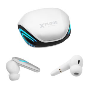 xp 5808 bela bluetooth slusalke tws mikrofon prostorocna telefonija predvajanje glasbe audio elegantna oblika za sport polnilna enota gaming 2