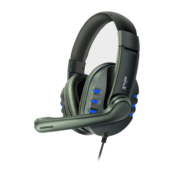 xp 562 modre racunalniske gaming slusalke mikrofon play station audio