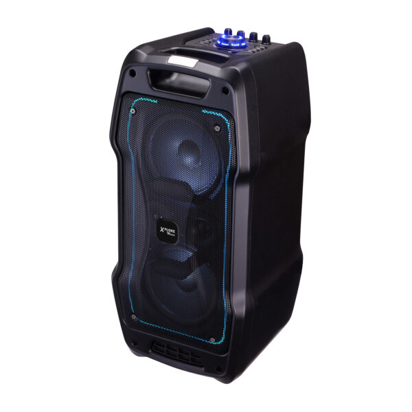 xp 8811 karaoke zvocnik usb micro sd led disco efekti zicni brezzicni mikrofon fm radio snemanje led zaslon havana2 600w plosca