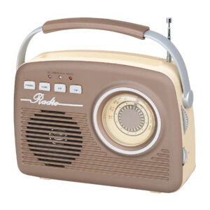 xp 5409 rjav brown prenosni radio usb sd aux vhod izhod mp3 fm retro vintage stayl