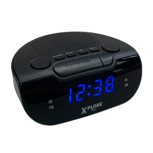 xp 332 radio budilka moder zaslon dva alarma