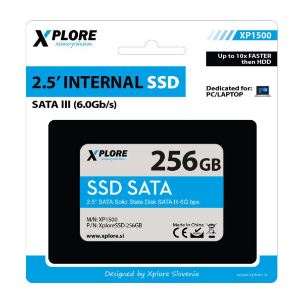 xp 1500 256 gb ssd disk sata internal notranji